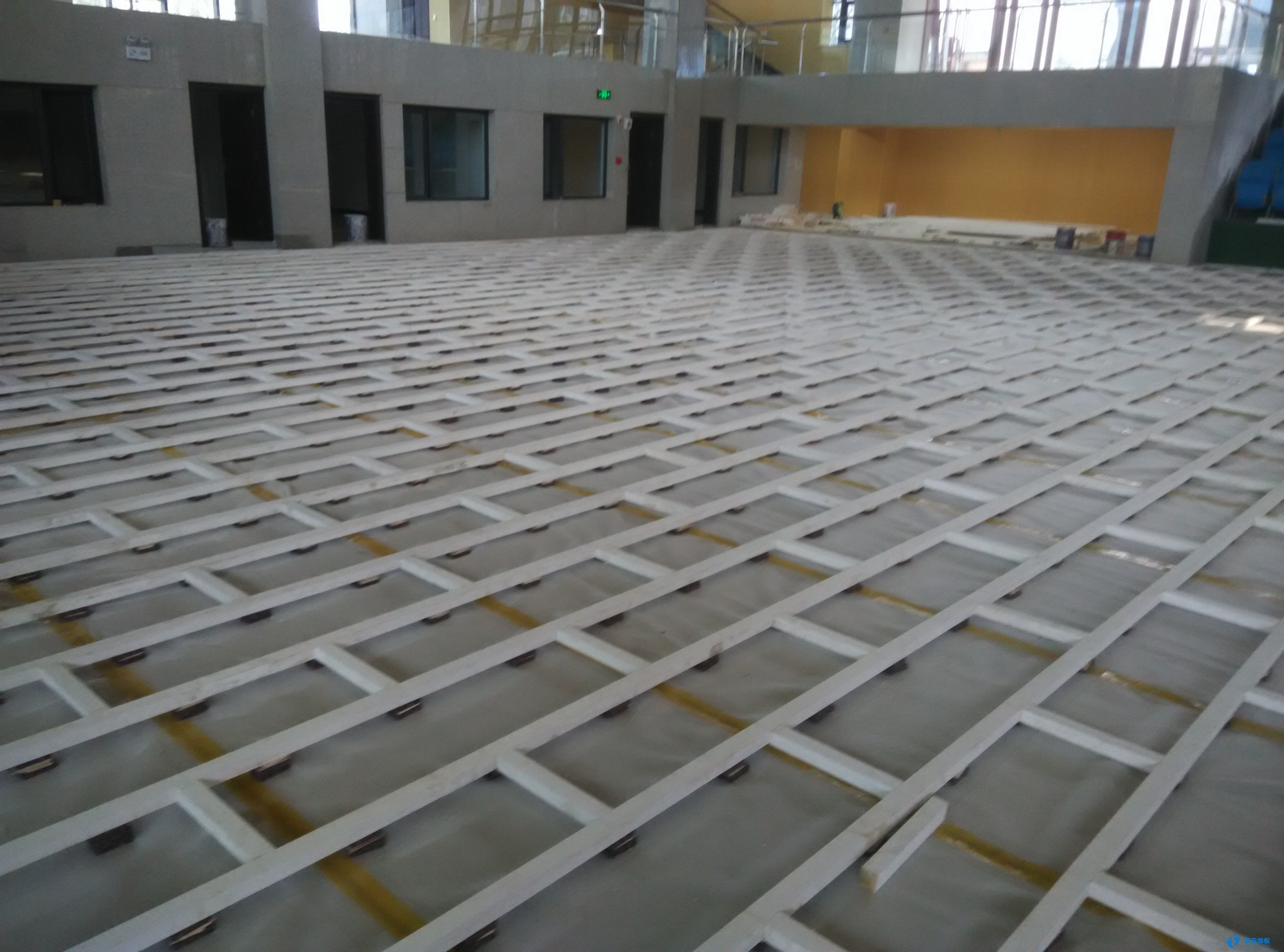 籃球館運(yùn)動木地板安裝細(xì)節(jié)